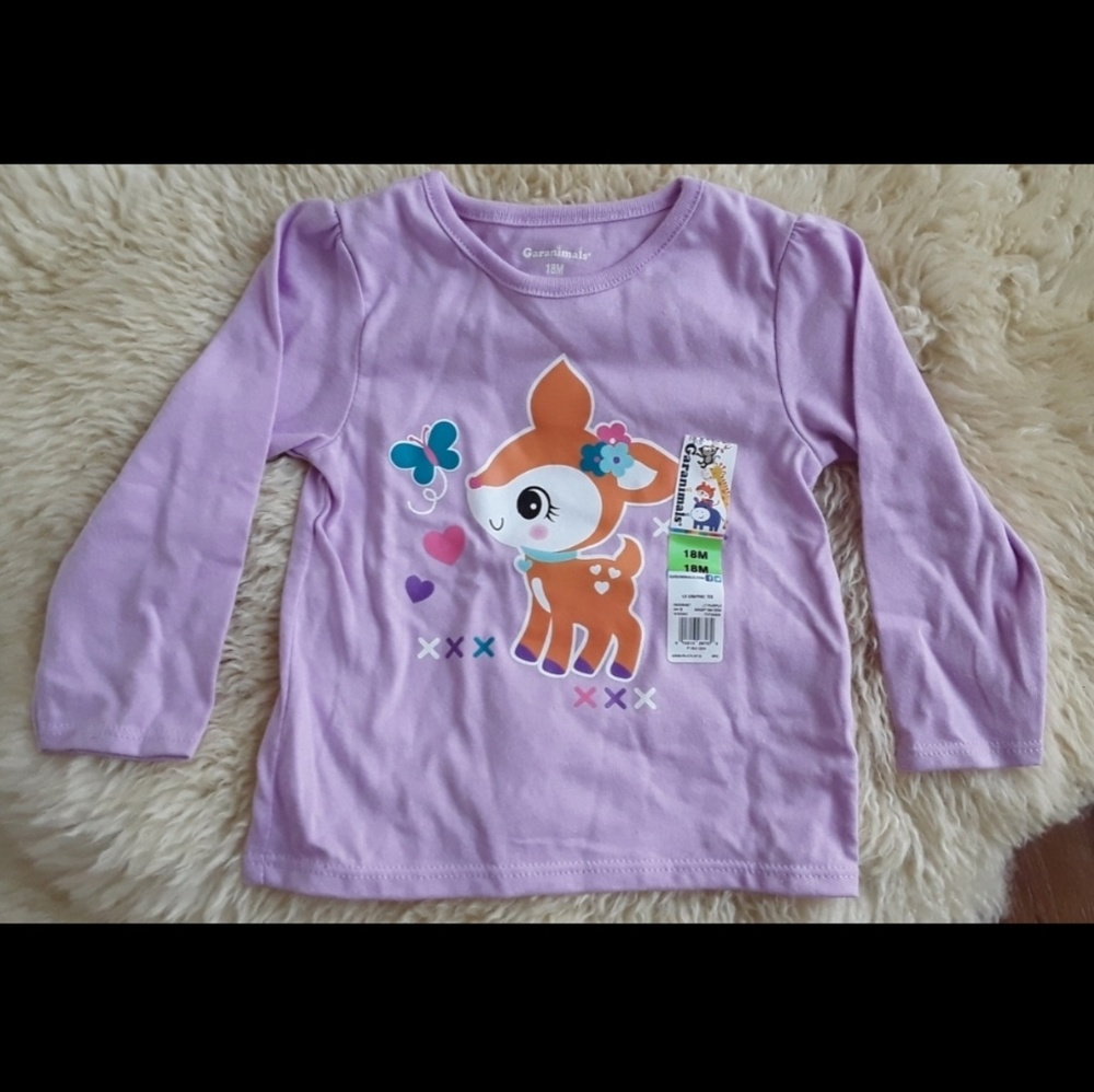 NEW Little Deer Long Sleeve size 18m